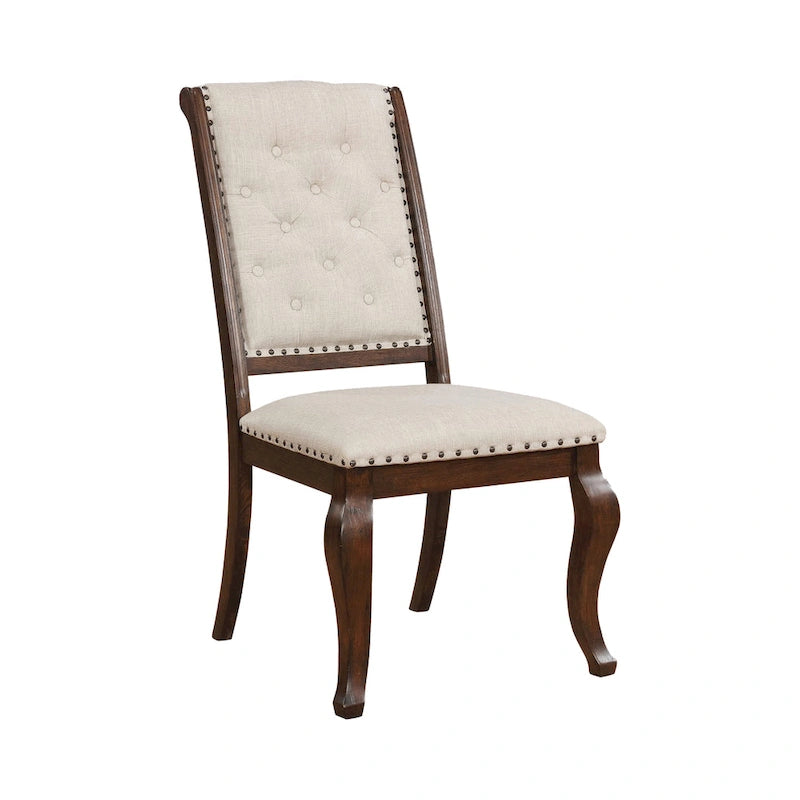 Ensemble de salle à manger 7 pièces Fremont Antique Java et crème avec rallonge amovible