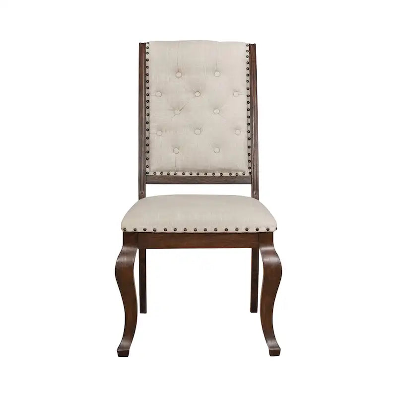 Ensemble de salle à manger 7 pièces Fremont Antique Java et crème avec rallonge amovible