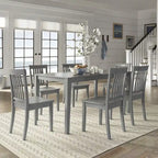 Ensemble de salle à manger rectangulaire Wilmington II 60 pouces gris antique par iNSPIRE Q Classic