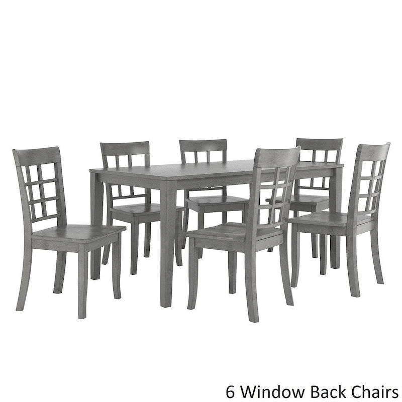 Ensemble de salle à manger rectangulaire Wilmington II 60 pouces gris antique par iNSPIRE Q Classic