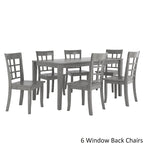 Ensemble de salle à manger rectangulaire Wilmington II 60 pouces gris antique par iNSPIRE Q Classic