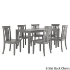Ensemble de salle à manger rectangulaire Wilmington II 60 pouces gris antique par iNSPIRE Q Classic