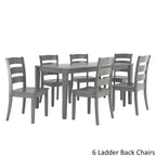Ensemble de salle à manger rectangulaire Wilmington II 60 pouces gris antique par iNSPIRE Q Classic