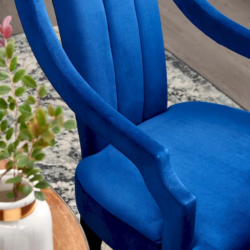 Chaises de salle à manger en velours Virtue Performance - Lot de 2