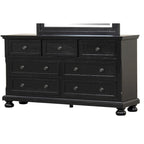 Commode Meade à 7 tiroirs (35 po x 60 po x 18 po)