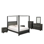 Ensemble de chambre à coucher East West Furniture Denali Queen Size avec tête de lit rembourrée (option de pièces)
