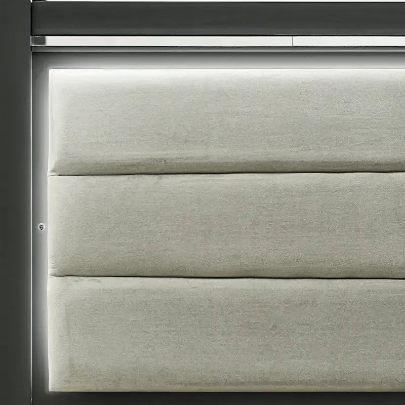 Ensemble de chambre à coucher East West Furniture Denali Queen Size avec tête de lit rembourrée (option de pièces)