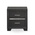 Ensemble de chambre à coucher East West Furniture Denali Queen Size avec tête de lit rembourrée (option de pièces)