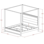 Ensemble de chambre à coucher East West Furniture Denali Queen Size avec tête de lit rembourrée (option de pièces)