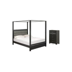 Ensemble de chambre à coucher East West Furniture Denali Queen Size avec tête de lit rembourrée (option de pièces)