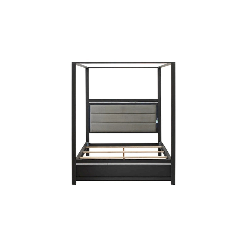 Ensemble de chambre à coucher East West Furniture Denali Queen Size avec tête de lit rembourrée (option de pièces)