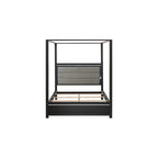 Ensemble de chambre à coucher East West Furniture Denali Queen Size avec tête de lit rembourrée (option de pièces)