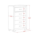 Ensemble de chambre à coucher East West Furniture Denali Queen Size avec tête de lit rembourrée (option de pièces)