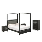 Ensemble de chambre à coucher East West Furniture Denali Queen Size avec tête de lit rembourrée (option de pièces)