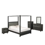 Ensemble de chambre à coucher East West Furniture Denali Queen Size avec tête de lit rembourrée (option de pièces)