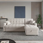 Canapé-lit réversible de 82 pouces de large avec méridienne