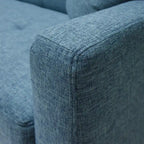 Canapé-lit réversible de 82 pouces de large avec méridienne