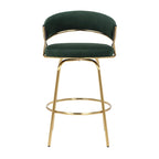 Tabouret de bar rembourré Silver Orchid Tatyana 26 avec pieds en métal (lot de 2)