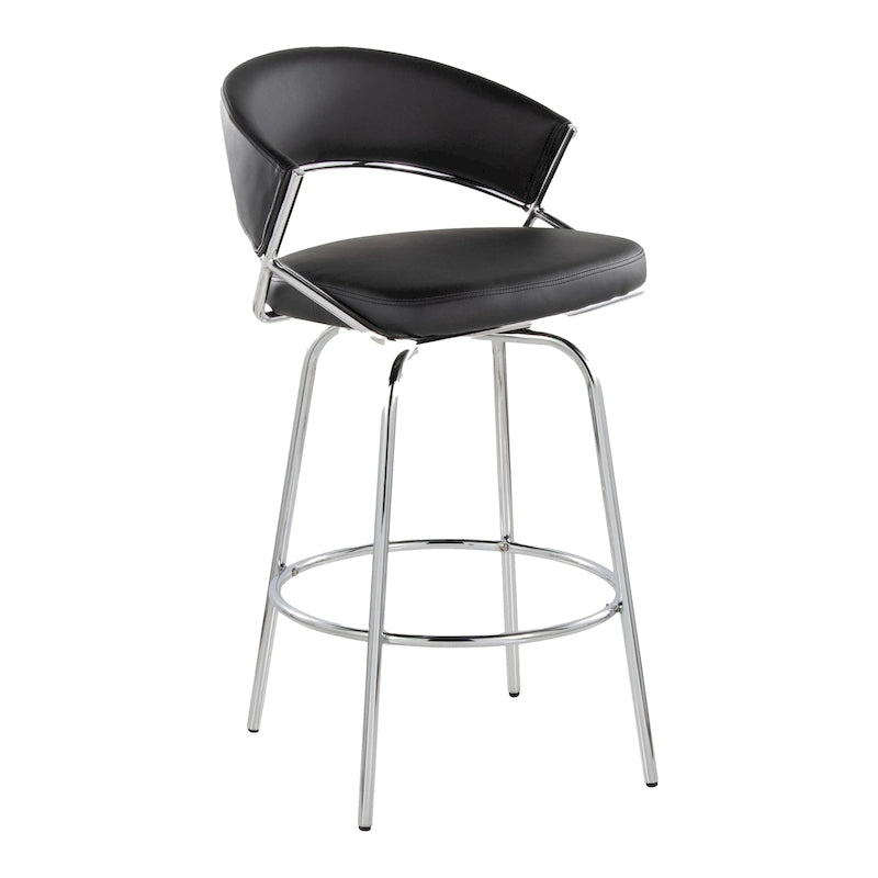 Tabouret de bar rembourré Silver Orchid Tatyana 26 avec pieds en métal (lot de 2)