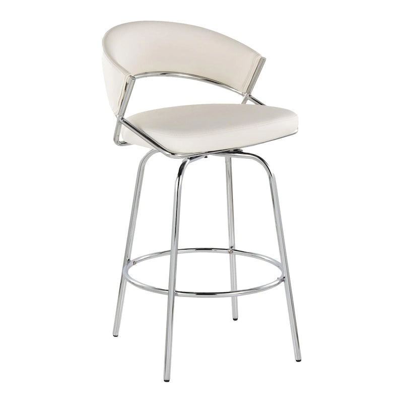 Tabouret de bar rembourré Silver Orchid Tatyana 26 avec pieds en métal (lot de 2)
