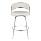 Tabouret de bar rembourré Silver Orchid Tatyana 26 avec pieds en métal (lot de 2)