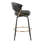Tabouret de bar rembourré Silver Orchid Tatyana 26 avec pieds en métal (lot de 2)