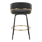 Tabouret de bar rembourré Silver Orchid Tatyana 26 avec pieds en métal (lot de 2)