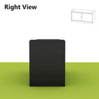 Banc de rangement blanc de 35,8 cm de large avec tiroirs et coussin d'assise rembourré