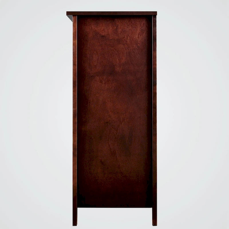 Commode à 6 tiroirs en bois massif peint à la bombe