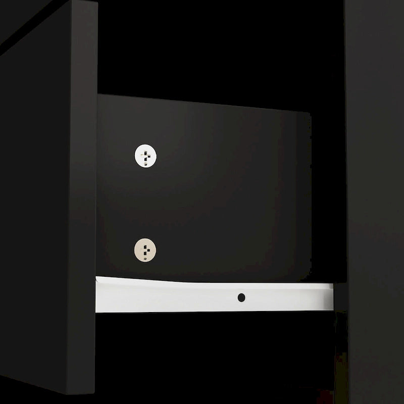 Commode à 4 tiroirs blanche pour chambre à coucher