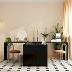 Commode à 4 tiroirs blanche pour chambre à coucher