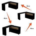 Commode à 4 tiroirs blanche pour chambre à coucher