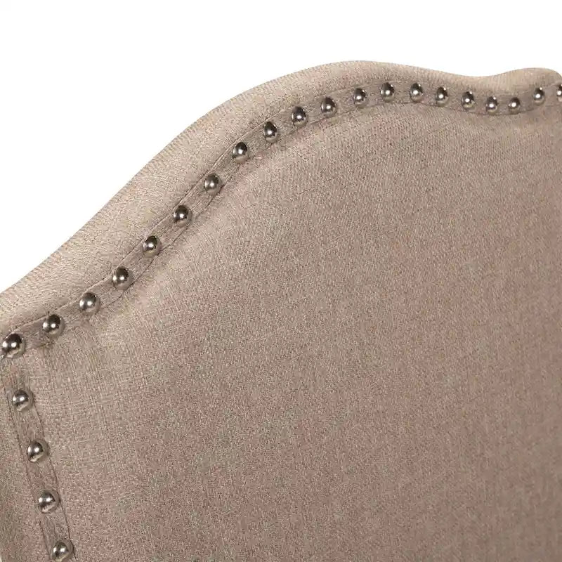 Chaises de salle à manger Ketz en tissu taupe (ensemble de 2) par Furniture of America