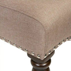 Chaises de salle à manger Ketz en tissu taupe (ensemble de 2) par Furniture of America