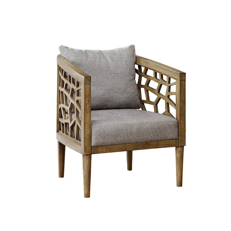 Fauteuil d'appoint craquelé INK+IVY