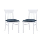 Chaise Linon White Wyeth (lot de 2)
