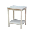 The Gray Barn Moonshine Unfinished Accent Table