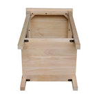 Table d'appoint inachevée The Gray Barn Moonshine