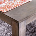 Ensemble de salle à manger Yevana contemporain en bois massif, 5 pièces, hauteur comptoir, par Furniture of America