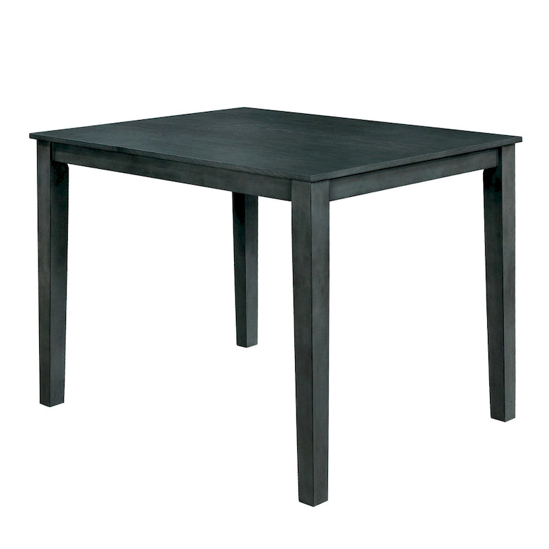Ensemble de salle à manger Yevana contemporain en bois massif, 5 pièces, hauteur comptoir, par Furniture of America