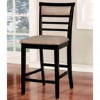 Ensemble de salle à manger Yevana contemporain en bois massif, 5 pièces, hauteur comptoir, par Furniture of America