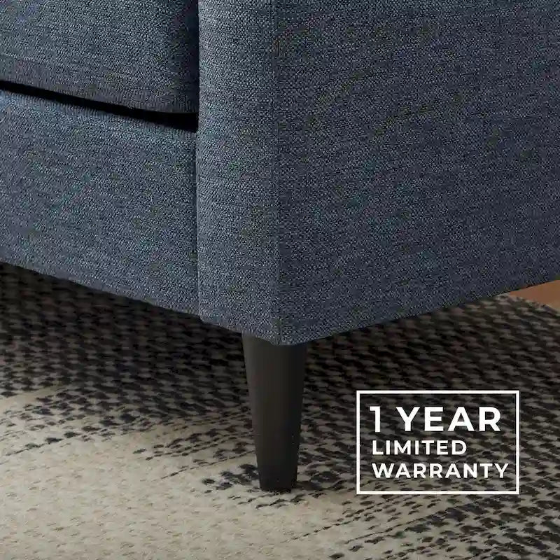 Canapé Brookside Ellen 75 à accoudoirs incurvés et capitonnés