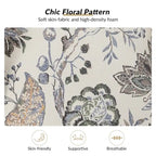 Ensemble de 2 fauteuils d'appoint traditionnels en tissu Epimethis avec pieds tournés par HULALA HOME