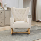 Tufted Rocking Chair Single Sofa Accent Rocker