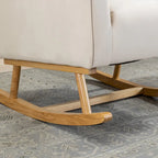 Fauteuil à bascule capitonné, canapé une place, fauteuil à bascule d'appoint