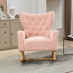 Fauteuil à bascule capitonné, canapé une place, fauteuil à bascule d'appoint