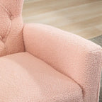 Fauteuil à bascule capitonné, canapé une place, fauteuil à bascule d'appoint