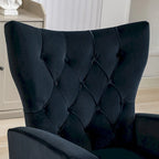 Fauteuil à bascule capitonné, canapé une place, fauteuil à bascule d'appoint