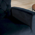 Fauteuil à bascule capitonné, canapé une place, fauteuil à bascule d'appoint