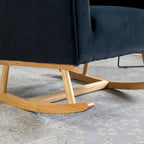 Fauteuil à bascule capitonné, canapé une place, fauteuil à bascule d'appoint